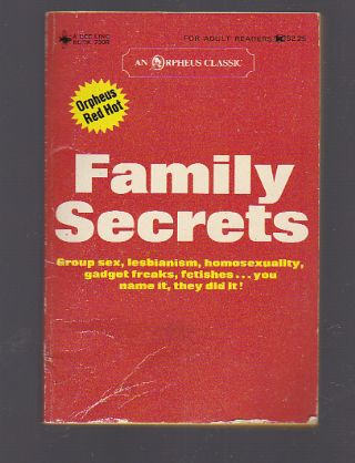 Family Secrets,  By John Cleve,  1972 Vintage Paperback,  Decent
