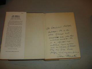 SIGNED My Name is (Senator) Tom Connally (Hardcover,  1954) VG,  1st,  Texas Sen 2