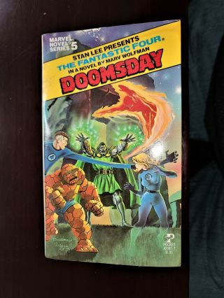 Marv Wolfman Doomsday Fantastic Four Novel 1979 Pocket Books Stan Lee Presents