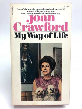 My Way Of Life Joan Crawford Pocket 78568 Autobiography 1st Printing Non Fiction