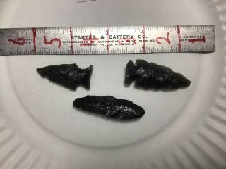 Ancient Indian Artifacts From Southeast Oregon All made of obsidian 2