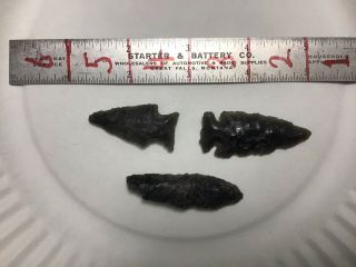 Ancient Indian Artifacts From Southeast Oregon All made of obsidian 3