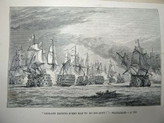 1876 Popular History Of The British Navy By Kingston 11 Plts Ships Royal Navy^