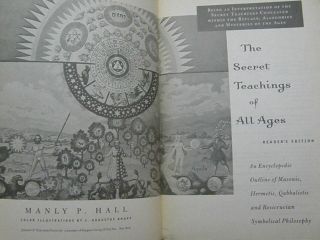 The Secret Teachings of All Ages - Manly Hall OCCULT WITCHCRAFT MAGIC FREEMASONRY 2