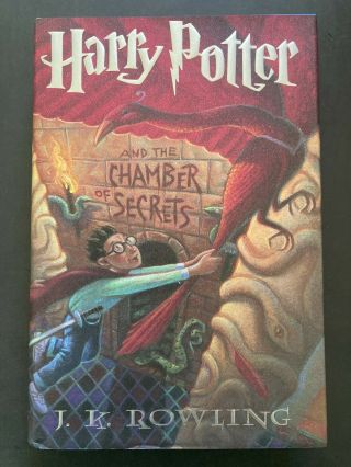 Harry Potter And The Chamber Of Secrets Hc Dj 1999 1st U.  S.  Ed. ,  1st Pr.  Fine