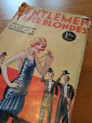Gentlemen Prefer Blondes By Anita Loos Flapper Monroe Rare Jazz Age Art Deco