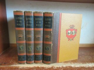 Old A History Of The World Book Set Ancient Modern United States Africa Asia,