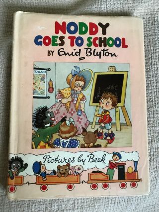 1953 Noddy Goes To School (beek) Enid Blyton Sampson Low,  Marston & D.  V.  Public