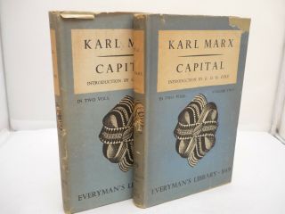 Capital by Karl Marx - 2 Volumes HB DJ 1946 2