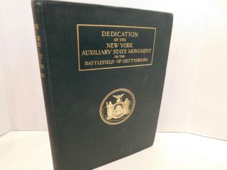 Dedication Of The York Monument At Gettysburg,  1925,  Vg,  Nf,  Map,  Photos