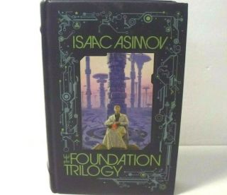The Foundation Trilogy By Isaac Asimov (hardcover Bonded Leather,  3 Novels In 1)