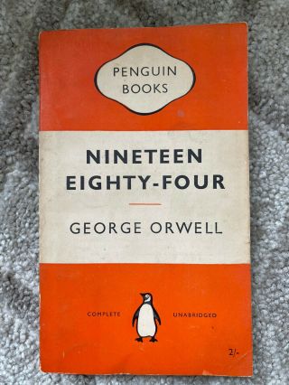 1984 Nineteen Eighty Four George Orwell Vintage Penguin 972 Paper Back