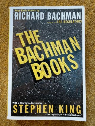 The Bachman Books Stephen King (1996,  Trade Paperback,  Revised Edition) Oop Rare