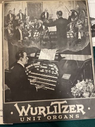 Vintage Wurtlitzer Organ books and literature 2