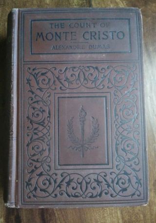 The Count Of Monte Cristo,  Alexandre Dumas Al Burt Co.  Complete In 1 Vol 1900 