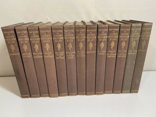 The Of James Whitcomb Riley 13 Books Set Charles Scribners 1903 - 1908