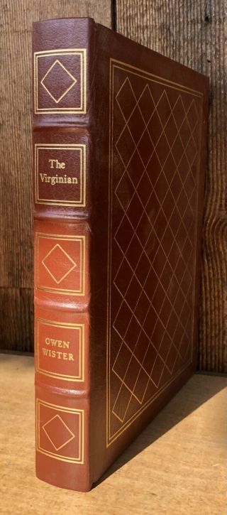 The Virginian Easton Press 1979 By Owen Wister Leather Bound Book