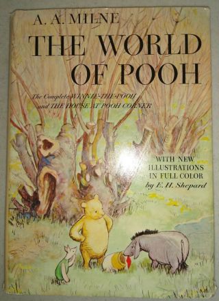 The World Of Pooh By A.  A.  Milne 1957 First 1st Edition Hc/dj Illustrated