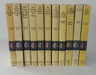 Vintage Nancy Drew Books 1940s - 50s Carolyn Keene Mystery Hardcover [lot Of 11]