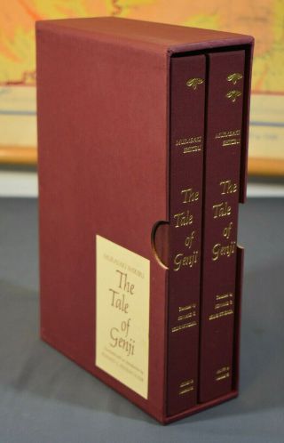 The Tale Of Genji Murasaki Shikibu 2 Volumes In Case Secker & Warburg 1985