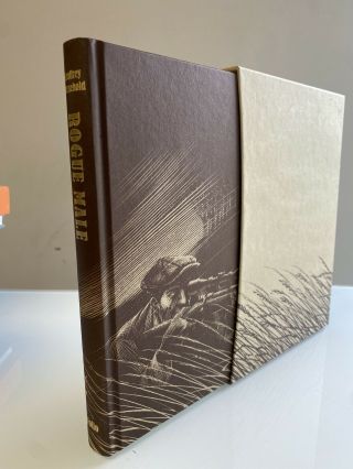 Folio Society Rogue Male Illustrated Geoffery Household Thriller Book Vgc