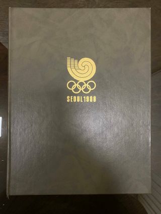 Seoul 1988 Photo Album Russian Ussr Book Sport Olympic Game Champion Winner Old