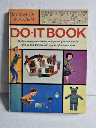 Mccall’s Golden Do - It Book Golden Press Hardcover Children 