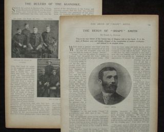 1900 - The Klondike - Dawson Mounties,  " Soapy Smith " Articles Nwmp Yukon Gold