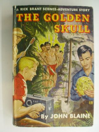 Rick Brant 10,  The Golden Skull,  John Blaine,  Dj,  1950s Edition