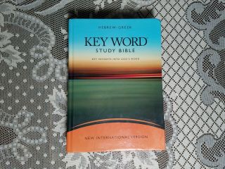 Hebrew - Greek Key Word Study Bible Niv 1996 Hc With Grammatical Codes Bookmark