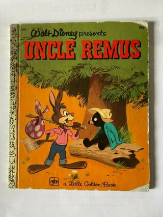 Walt Disney Uncle Remus Little Golden Book 25th Printing Song Of The South D85