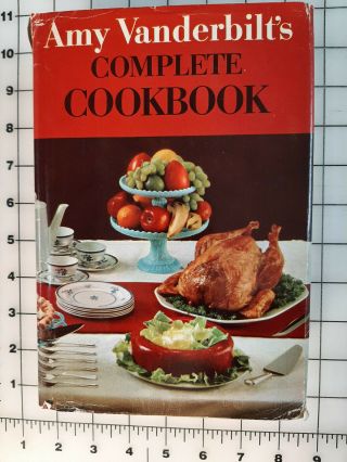 1961 Amy Vanderbilts Complete Cookbook Drawings By Andy Warhol Hbdj