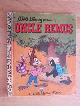 Walt Disney Uncle Remus Little Golden Book Lgb 20th (1969)
