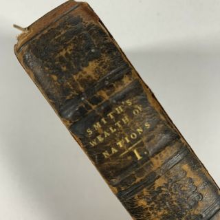 The Wealth Of Nations Vol 1 - Adam Smith Early 1800’s Edition
