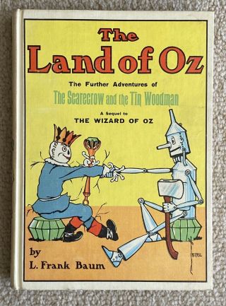 The Land Of Oz Hardcover Book Reilly & Lee Sequel To Wizard Of Oz