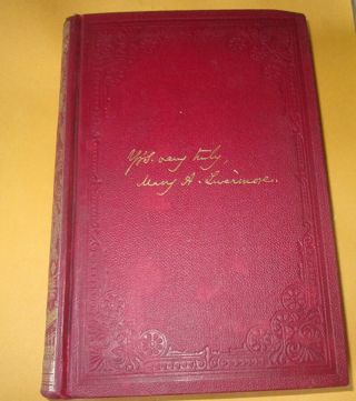 Civil War Book,  1887 Mary Livermoore Woman 