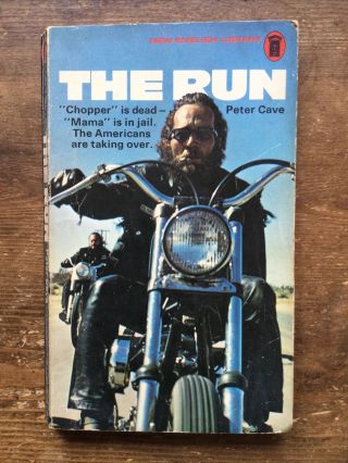 The Run Peter Cave First Edition Outlaw Bikers Hells Angels 1 Er