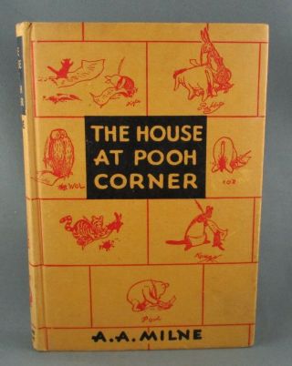 The House At Pooh Corner (1925) Rare Ed.  - By A.  A.  Milne.  Illus By E.  H.  Shepard