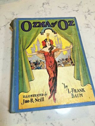 Ozma Of Oz L.  Frank Baum 1907 First Edition Book
