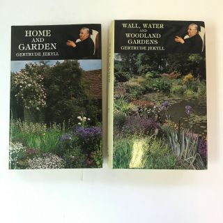 Gertrude Jekyll Home And Garden & Wall Water And Woodland Gardens Book Bundle