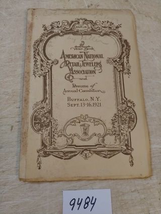 American National Retail Jewelers Association Program 1921 Advertising