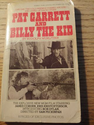 Pat Garrett And Billy The Kid Western Bob Dylan Movie Sam Peckinpah Pb Book