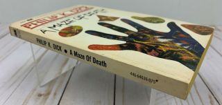 Philip K.  Dick A Maze of Death First Printing 1971 paperback science fiction 3