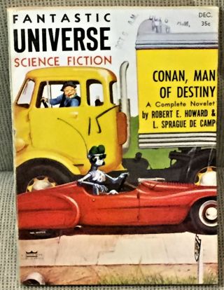 L Sprague De Camp Robert E / Fantastic Universe Science Fiction December 1955