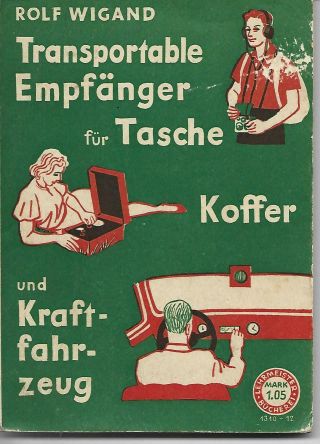 Wigand: Transportable Empfänger Für Tasche,  Koffer Und Kraftfahrzeug,  1941
