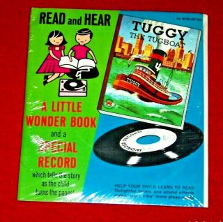 Tuggy The Tugboat Read And Hear Vintage Little Wonder Book And Record
