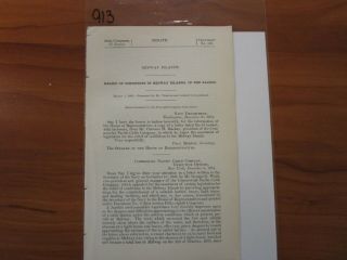 Govt Report 1904 Relief For Midway Islands 913