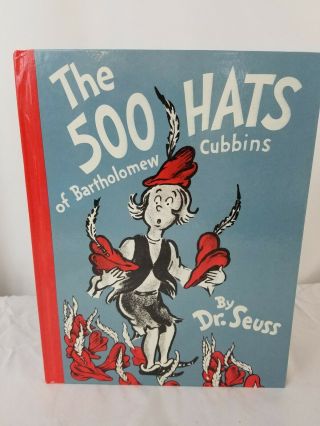 Dr.  Suess Book,  " The 500 Hats " 1965.  11.  25 X 8.  75 "