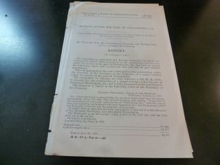 Government Report 1902 Revenue Cutter For Port Of Philadelphia Pa