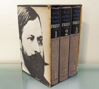 First Edition 1953 Life And Work Of Sigmund Freud: Volumes 1 - 3 Slipcase By Jones